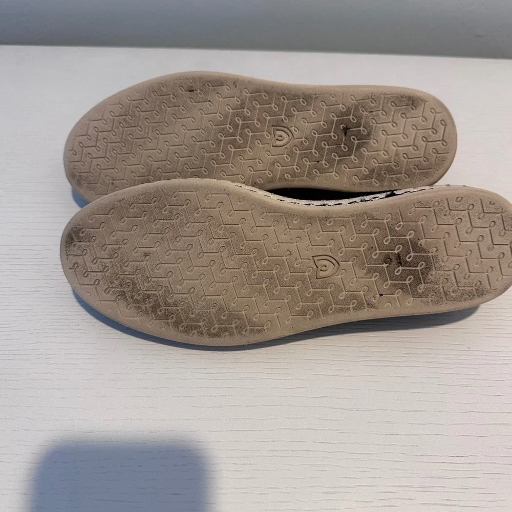Rothys The Espadrille Black Solid Knit Slip On Flats Women Size 7